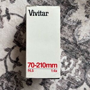 Vivitar 70-210mm f4.5 Lens - White